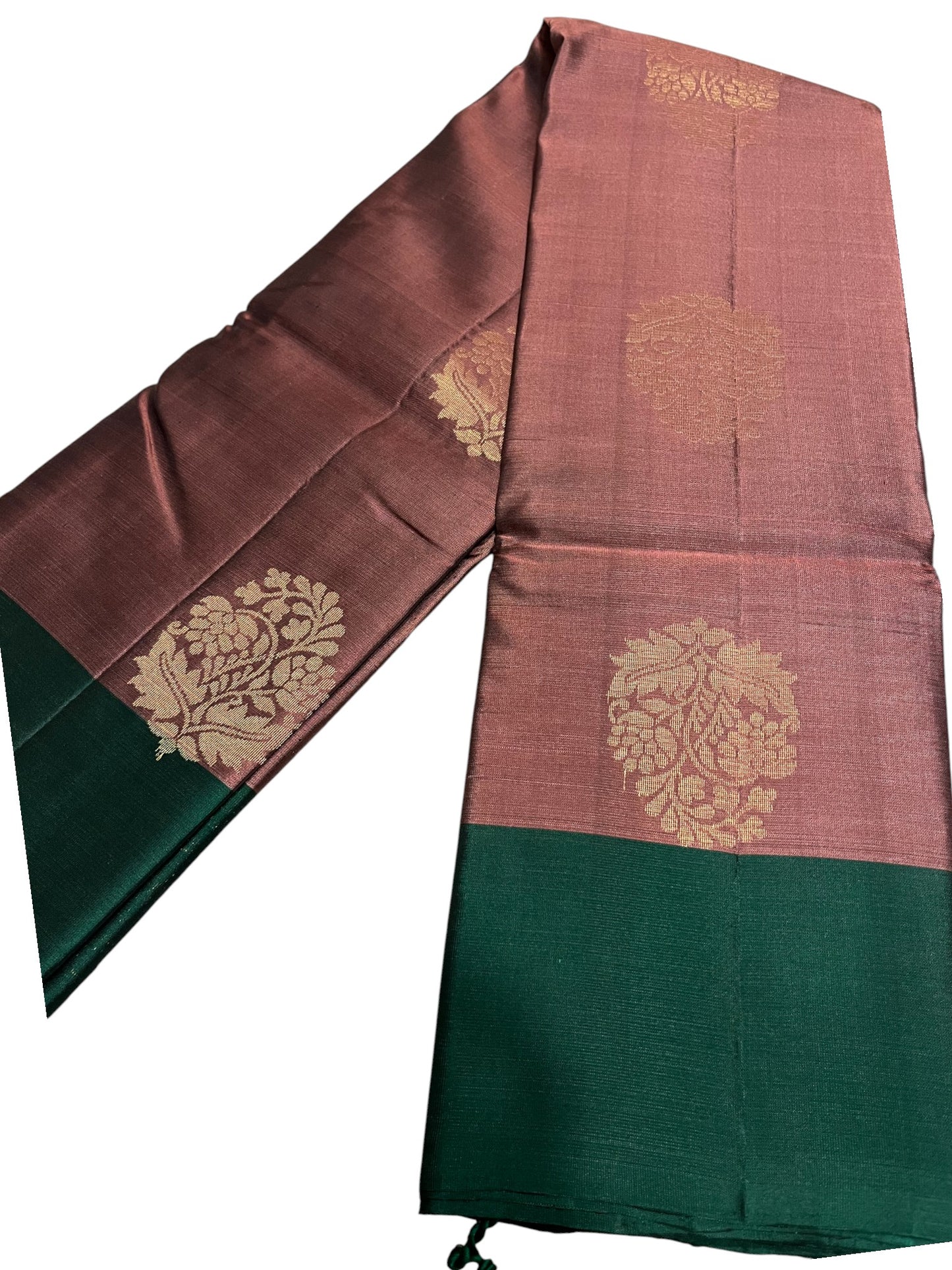 Southloom Pure Handloom Kanchipuram Silk Saree with Butta Work