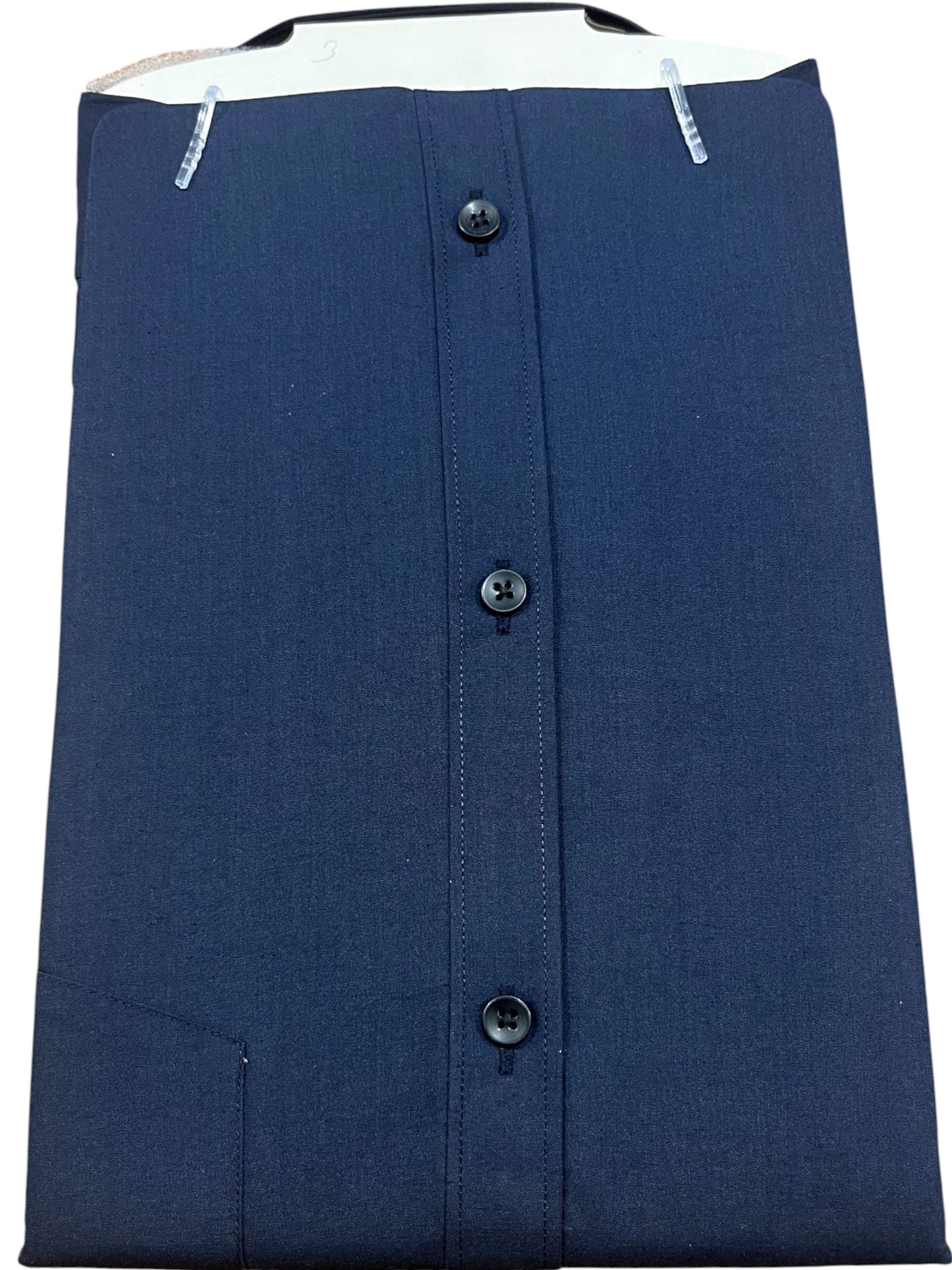 Southloom Pure Cotton Blue Plain Shirt (46 HS)