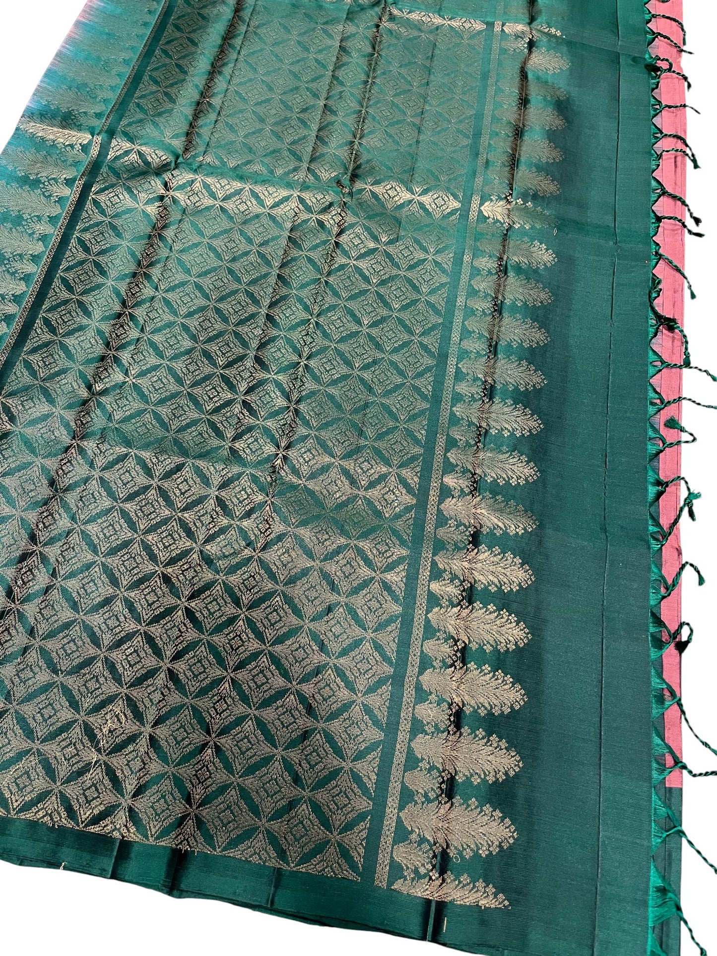 Southloom Pure Handloom Kanchipuram Silk Saree with Butta Work