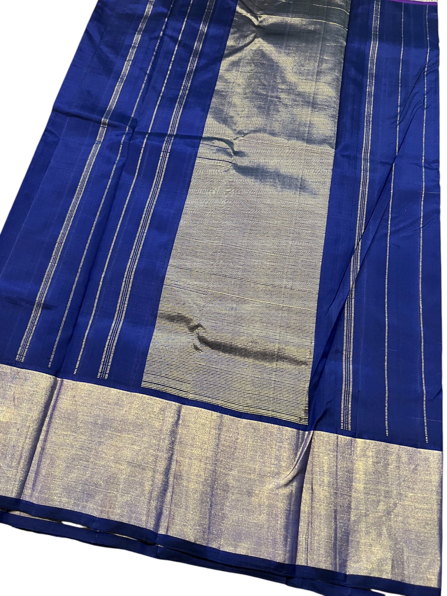 Southloom Premium Handloom Bridal Kanchipuram Silk Saree (Yellow )