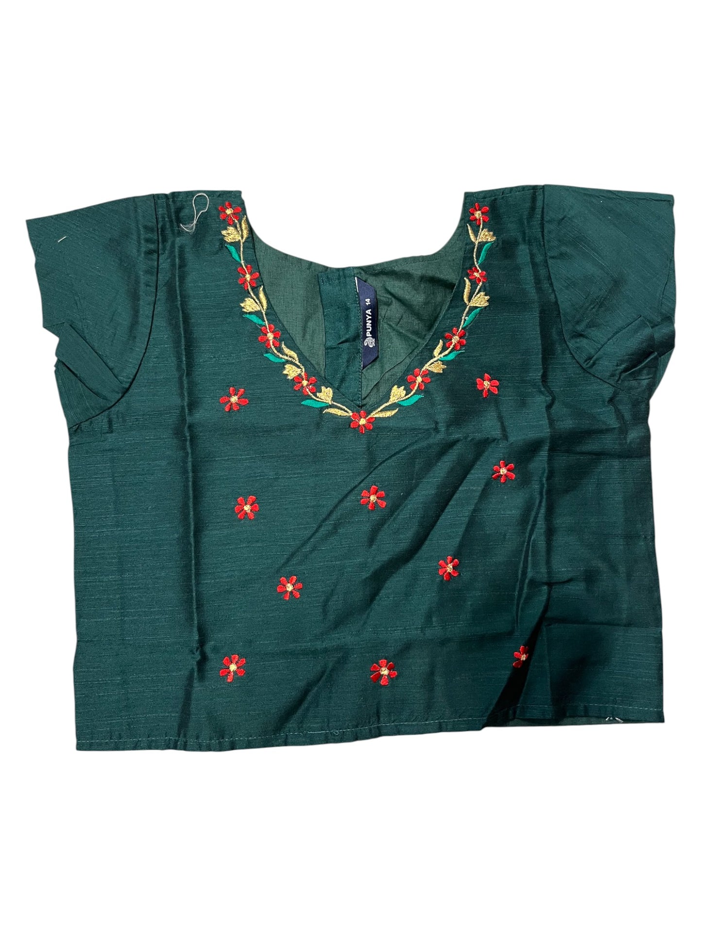 Southloom Kerala Cottan Pavada Blouse for Kids