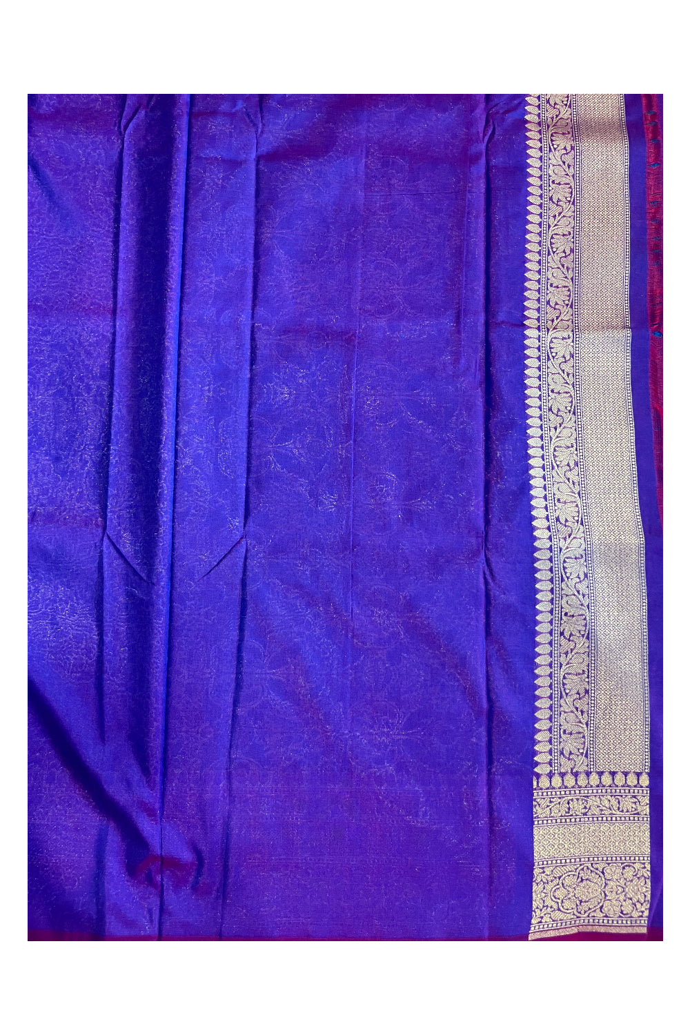 Southloom Banarasi Georgette Woven Work Saree in Blue
