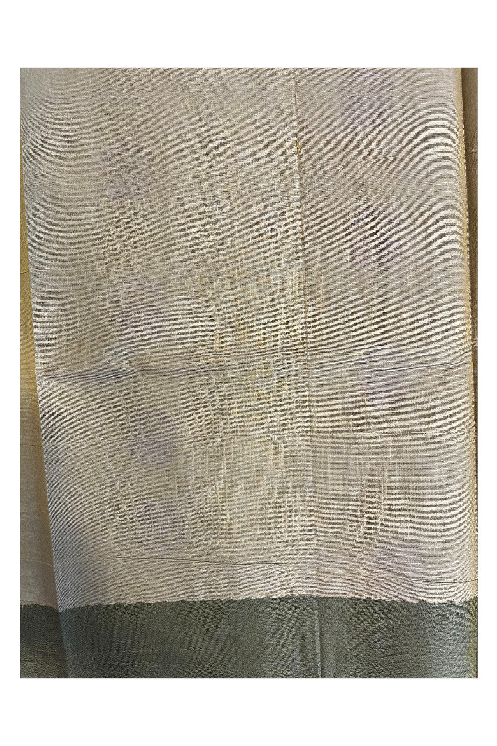Southloom Kerala Cotton Saree with Floral Woven Works Across Body in Grey