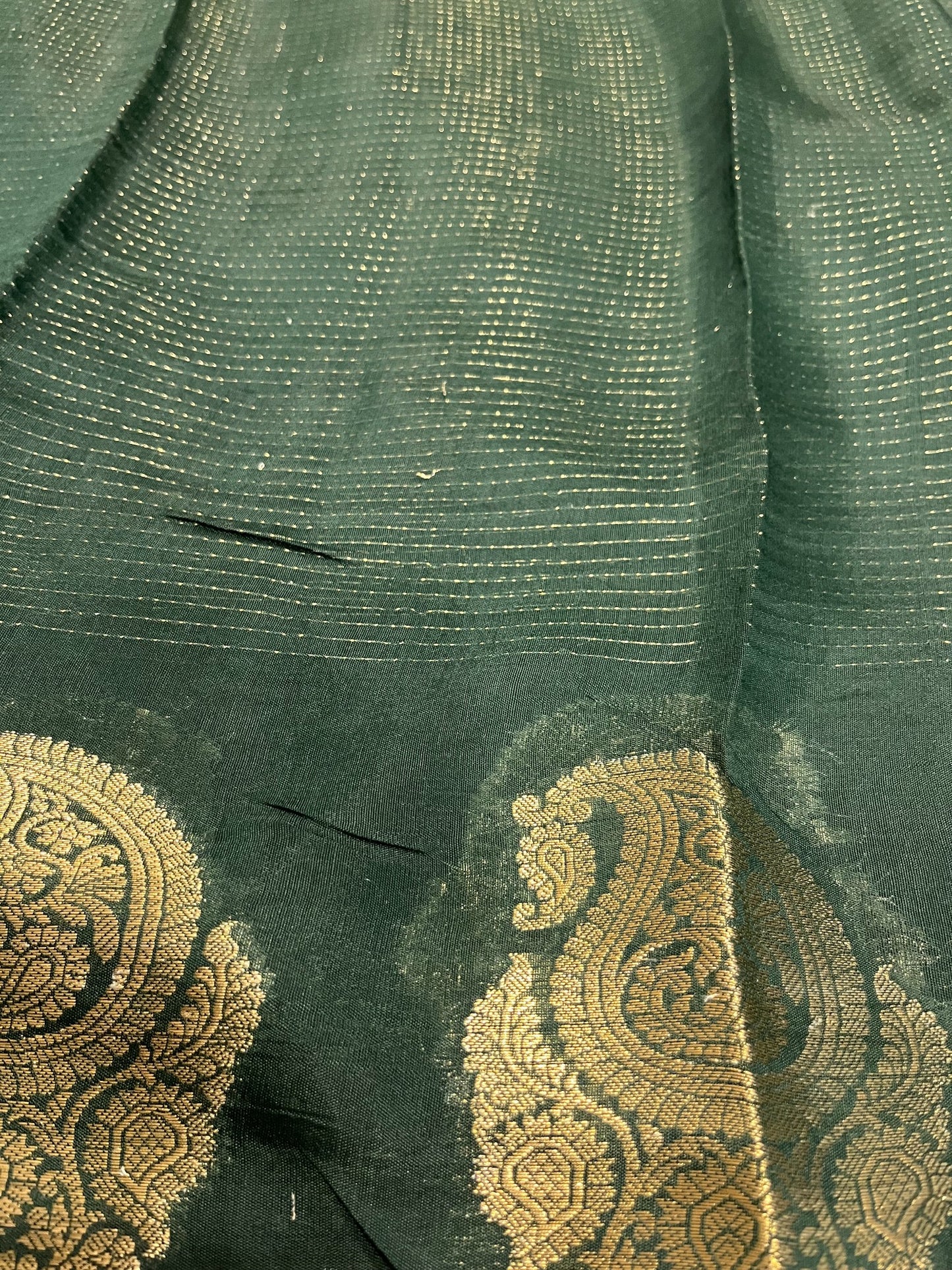 Southloom Georgete Banarasi Silk Saree with Woven Work on Body and Borders