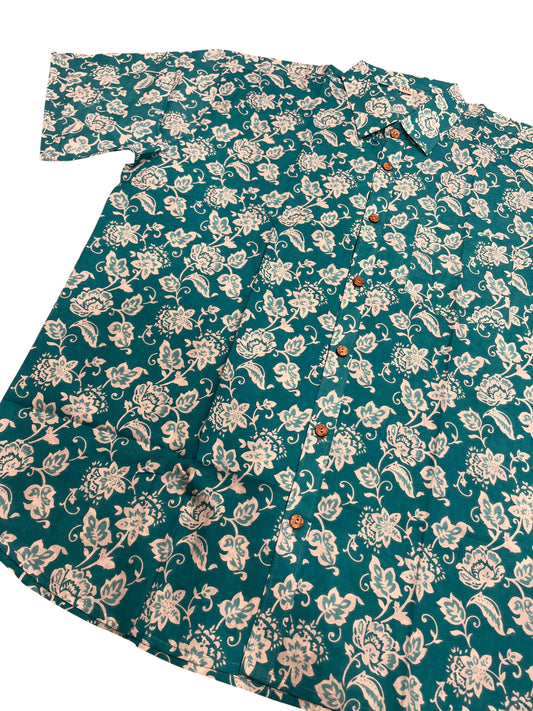 Southloom Jaipur Pure Cotton Printed Shirt For Men (4XL)