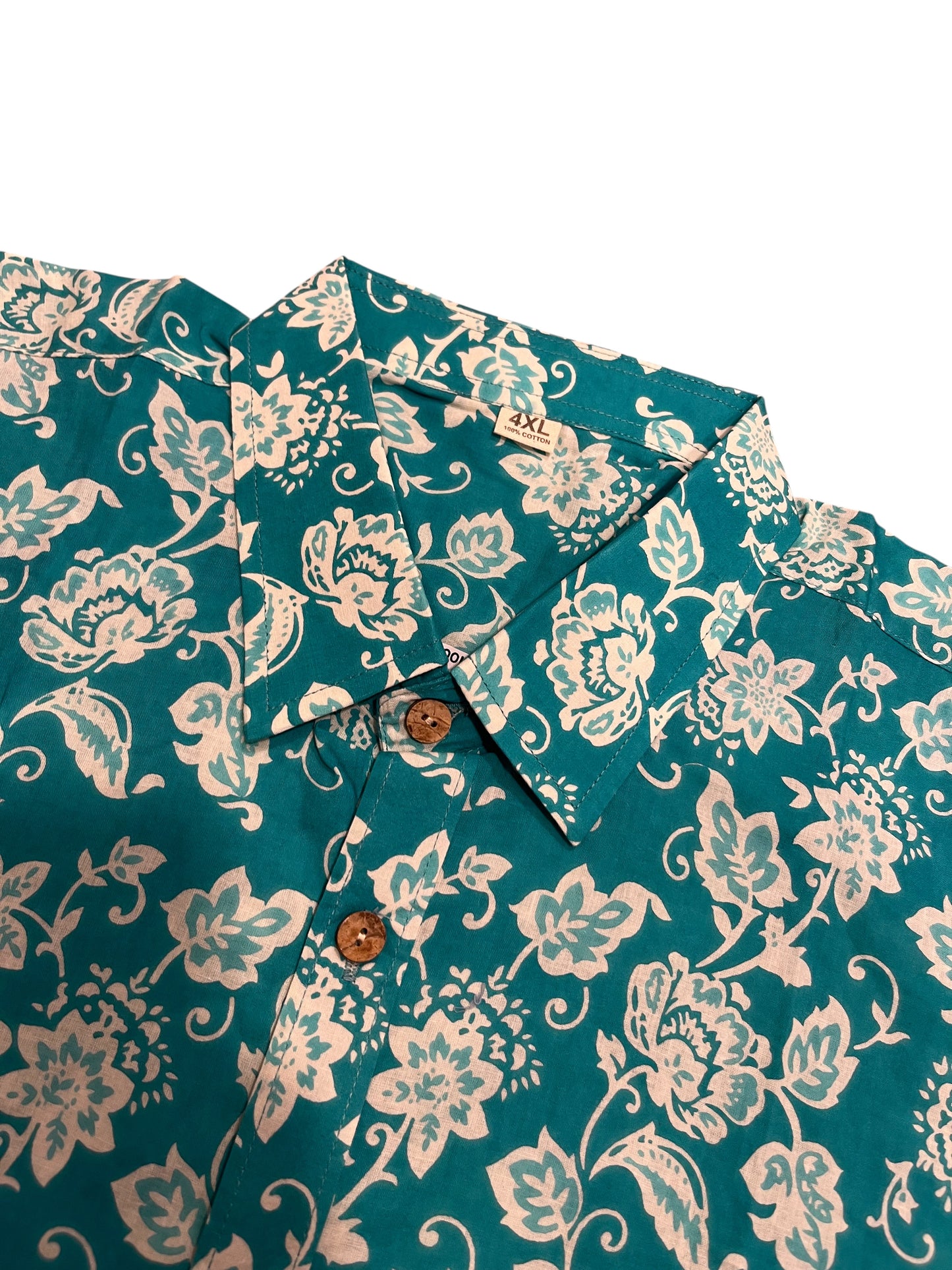 Southloom Jaipur Pure Cotton Printed Shirt For Men (4XL)