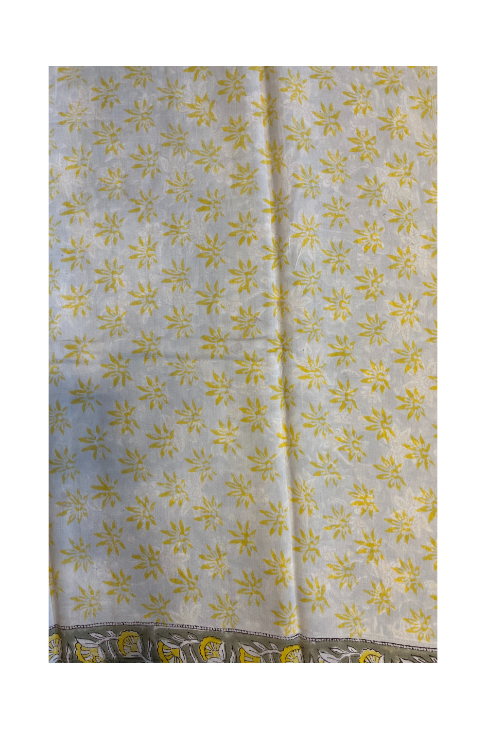 Southloom Pure Modal Silk Saree With Original Hand Block Print On Body Pallu And Blouse