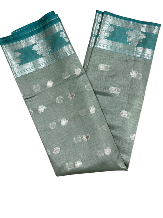 Southloom Tissue Silk Saree with Woven Work on Body and Borders