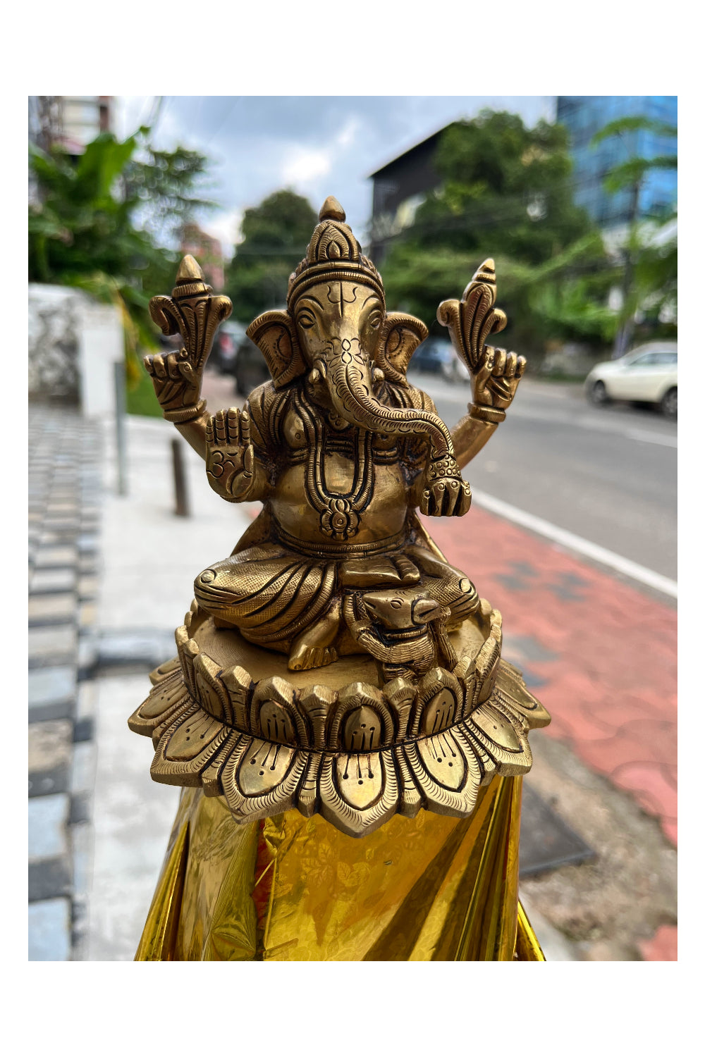 Southloom Solid Brass Handmade Lord Ganesha Handicraft