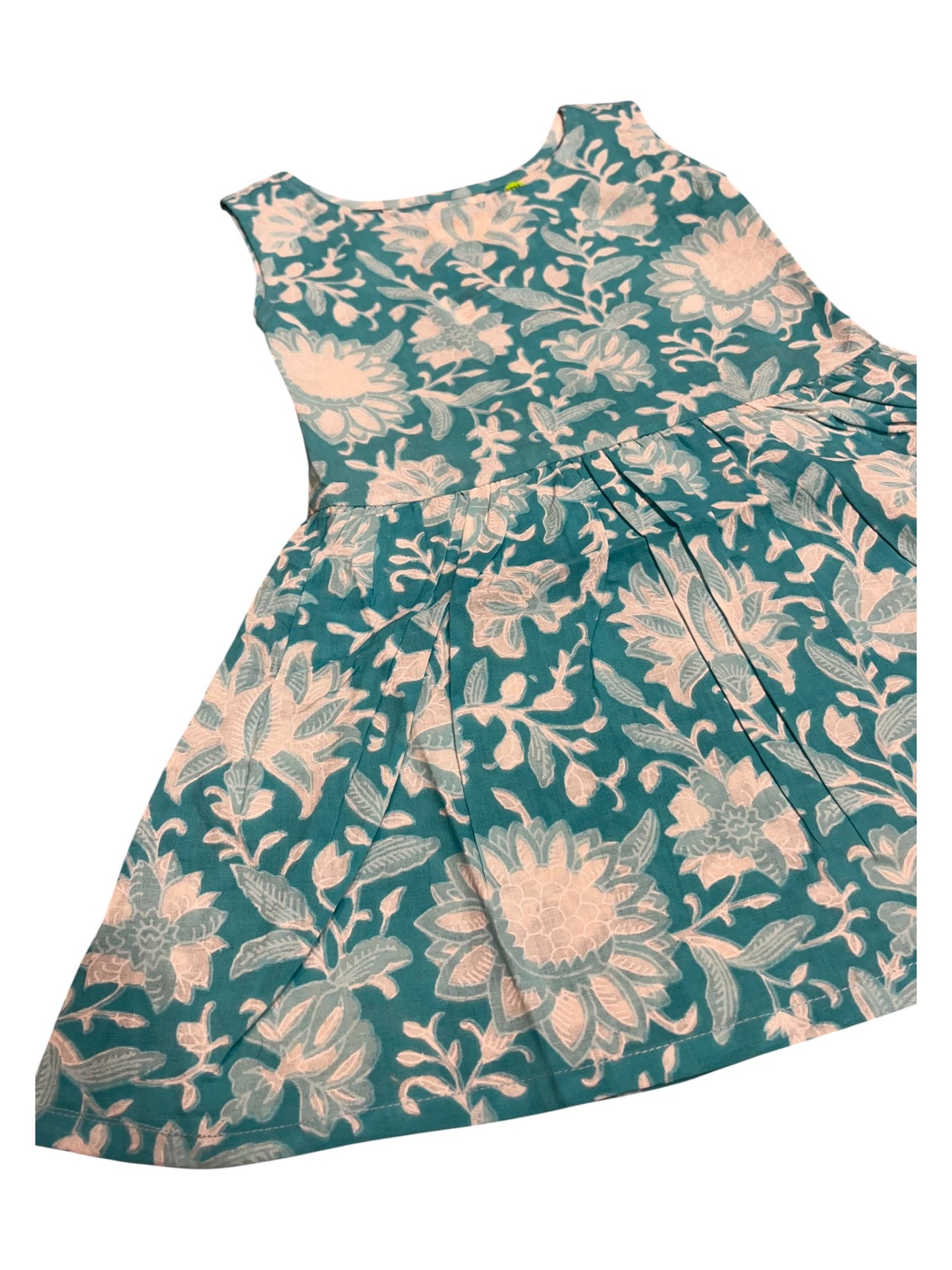 Southloom Pure Cotton Jaipur Printed Frocks for Girls (Age 1-2)