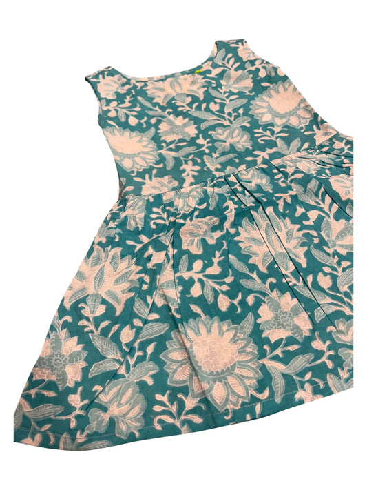 Southloom Pure Cotton Jaipur Printed Frocks for Girls (Age 1-2)