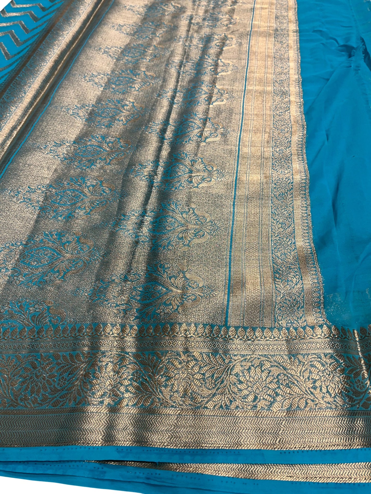 Southloom Georgete Banarasi Silk Saree