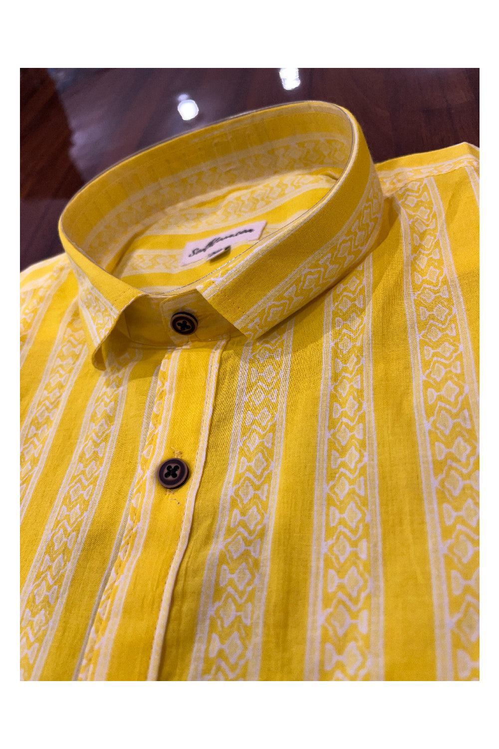 Southloom Jaipur Pure Cotton Printed Shirt For Men (XL)