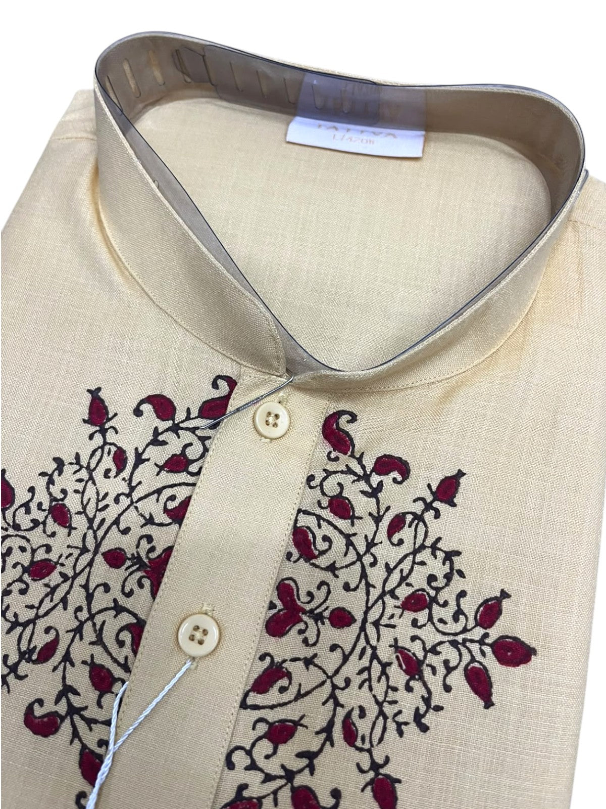 Southloom Woven Patterns Semi Silk Long Kurta for Men SL591