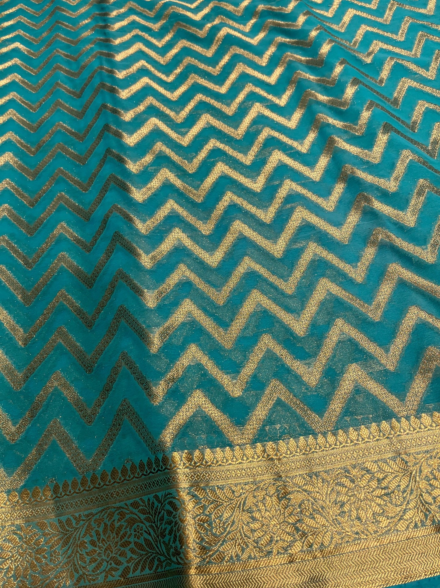 Southloom Georgete Banarasi Silk Saree