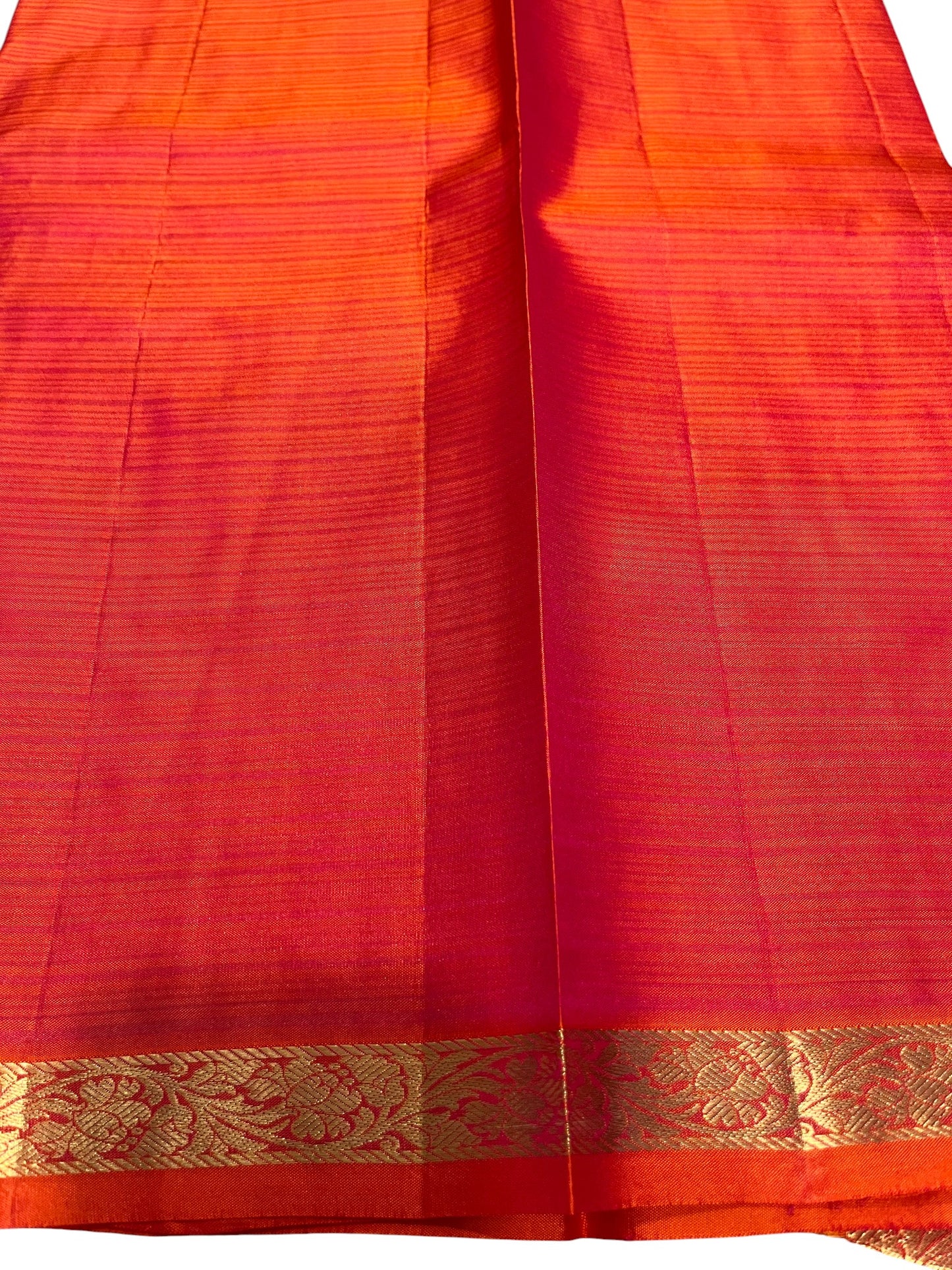 Southloom Premium Handloom Bridal Kanchipuram Silk Saree with Korvai Work (Green)