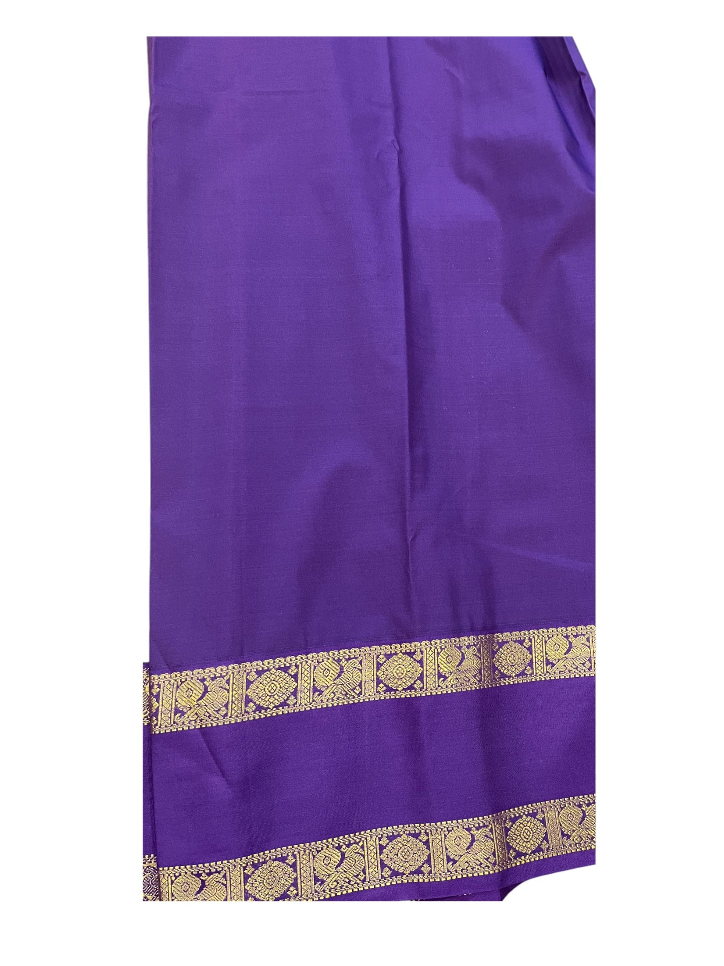 Southloom Banarasi Semi Silk Saree with Woven Work on Body (Green)