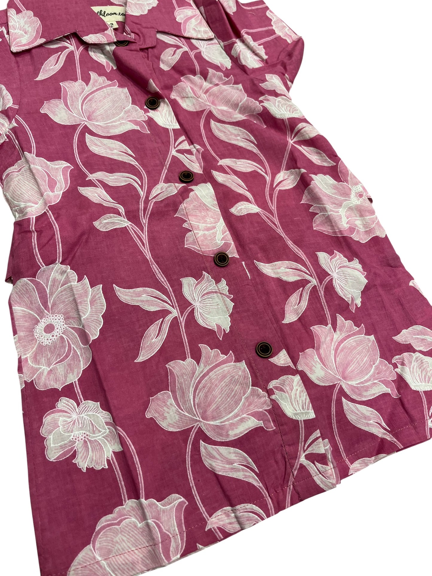 Southloom Pure Cotton Jaipur Printed Frocks for Girls (Age 1-2)