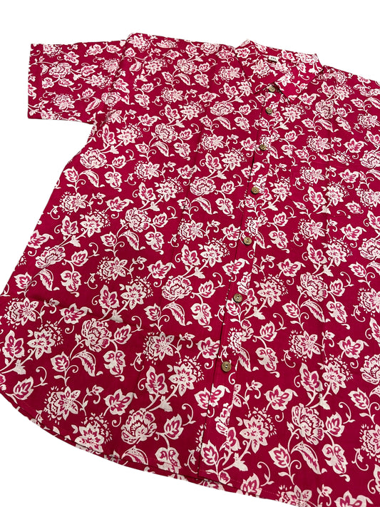 Southloom Jaipur Pure Cotton Printed Shirt For Men (4XL)