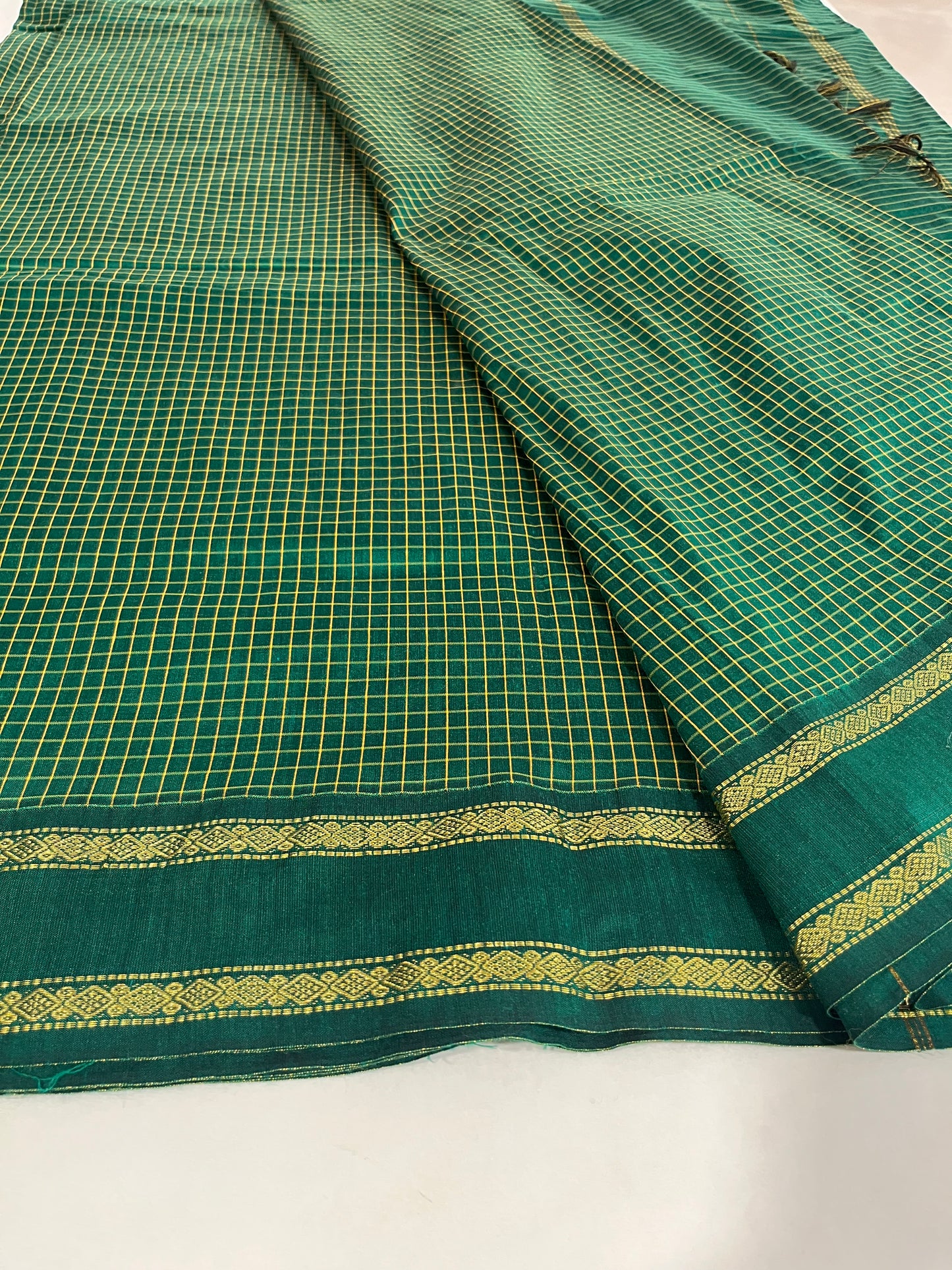 Green Kalyani Cotton Saree SL236