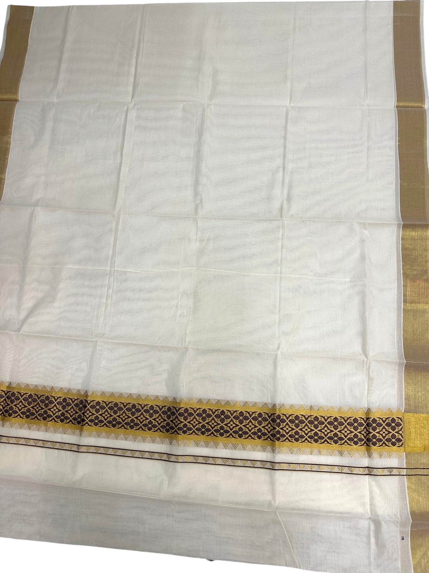 Southloom Kerala Cotton Saree (Purple) SL452