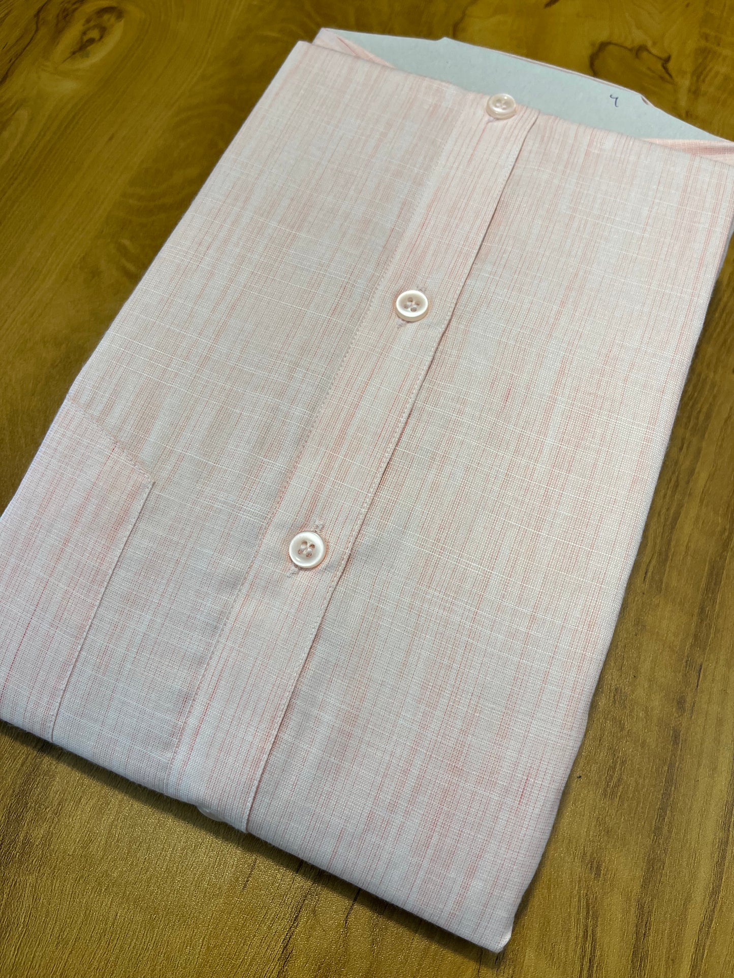Pure Cotton Sober Pink Plain Shirt SLSHIRT 46 FS