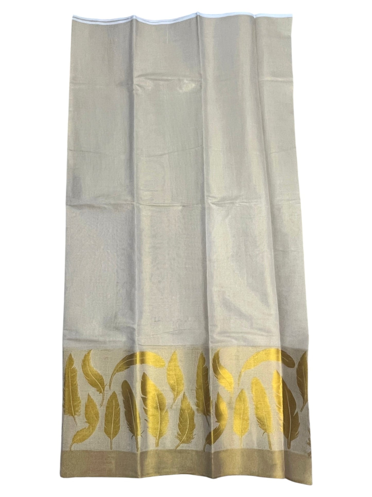 Southloon Tissue Churidar Salwar Suit Unstiched Material with leaf Design in Border (include Lines Shawl / Dupatta) SL601