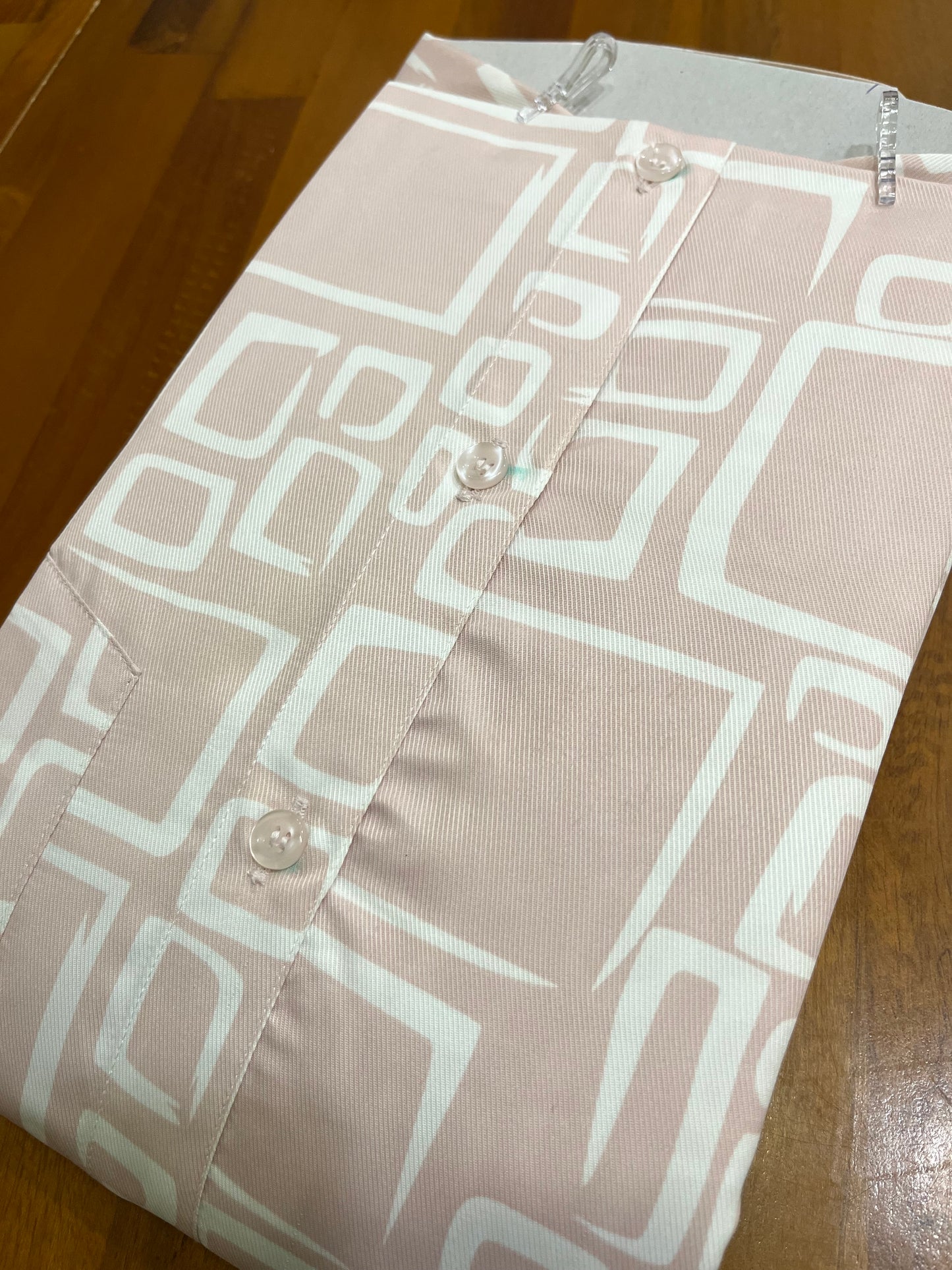 Pure Cotton Pink Printed Shirt SLSHIRT 44 FS