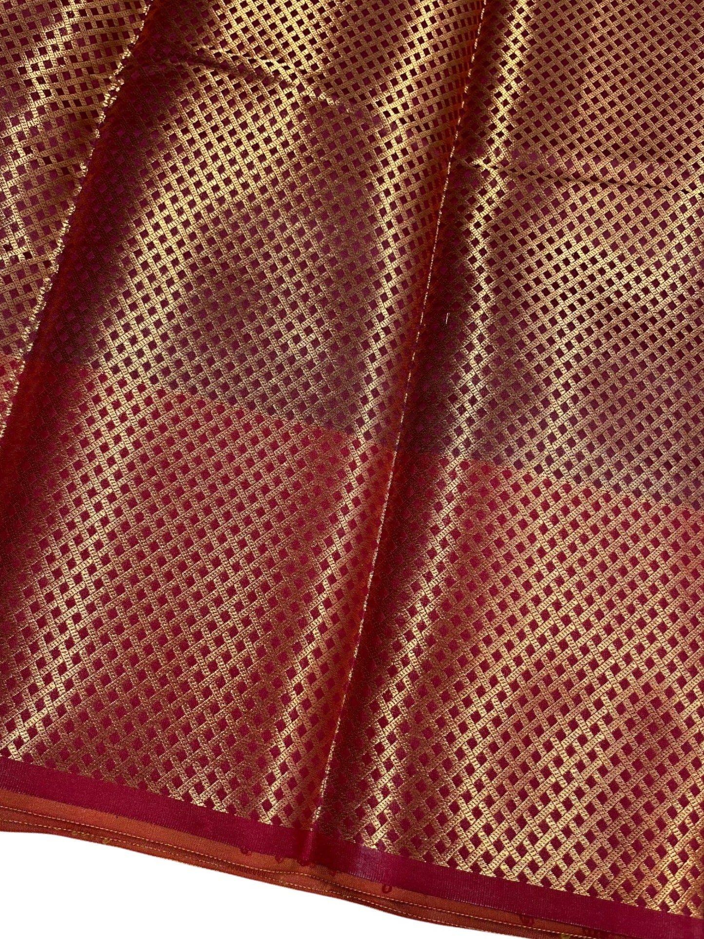 Southloom Premium Semi Silk Zari Work Bridal Brocade Saree in Olive Green with Matching Pallu