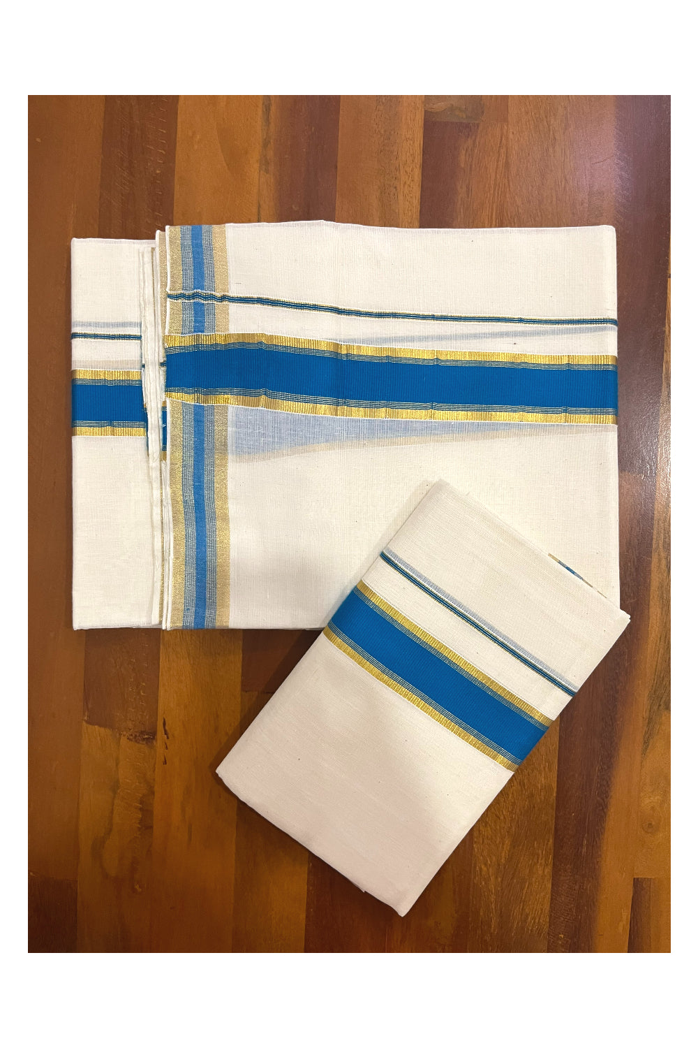 Onam Kitchen Towels - Blue - Set of 3