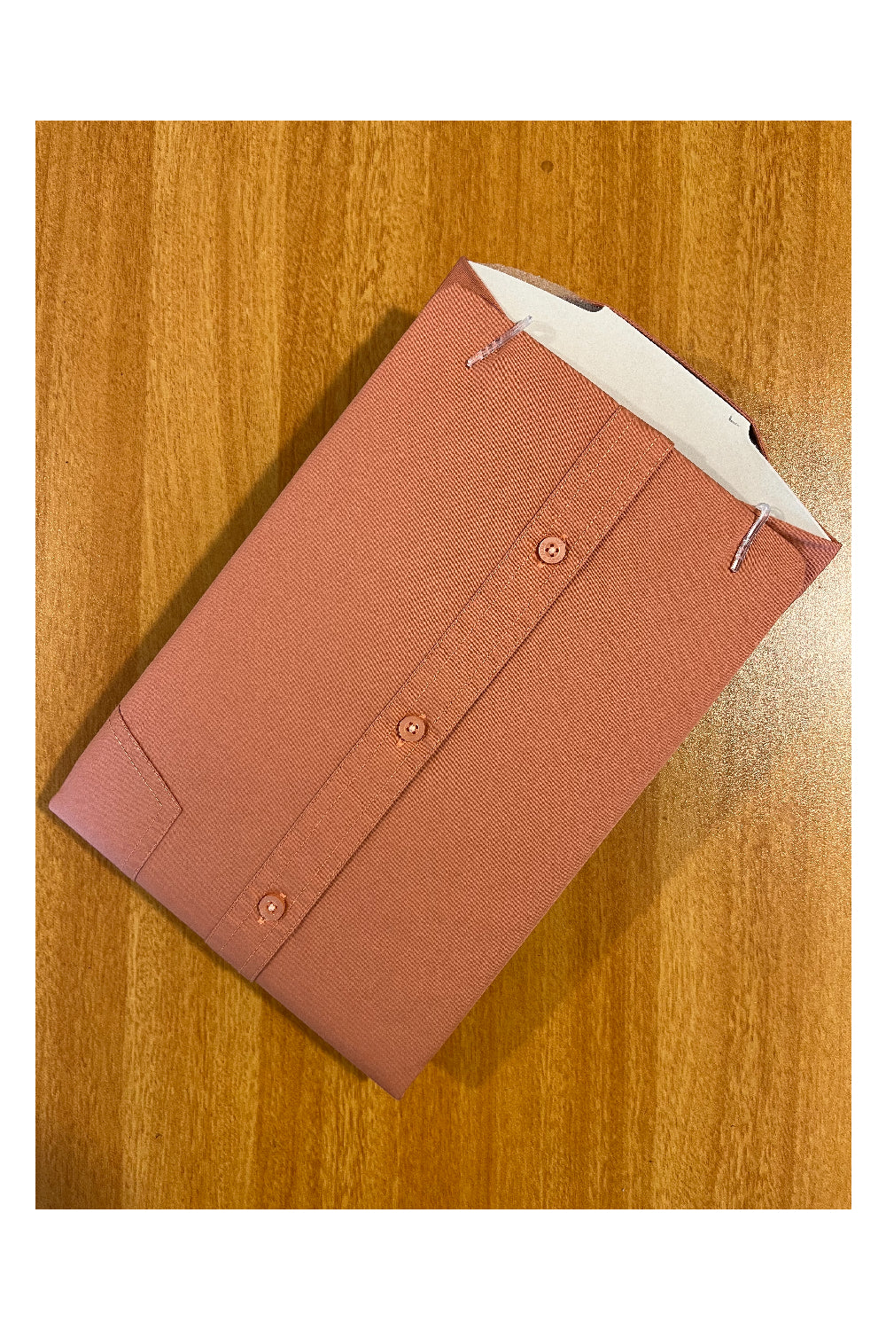 Pure Cotton Orange Solid Shirt SLSHIRT 46 FS