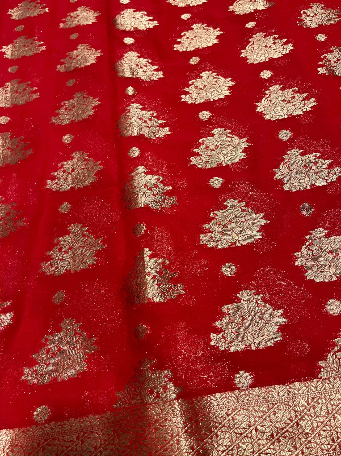Southloom Georgete Banarasi Silk Saree