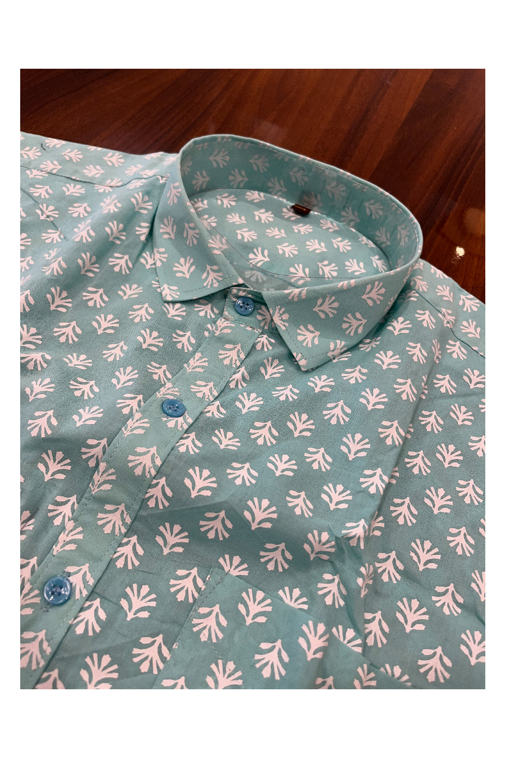 Southloom Jaipur Pure Cotton Printed Shirt For Men (3XL)