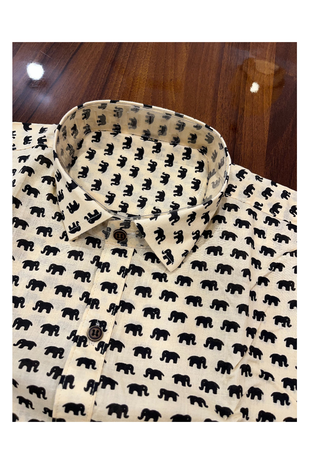 Southloom Jaipur Pure Cotton Printed Shirt For Men (Medium)