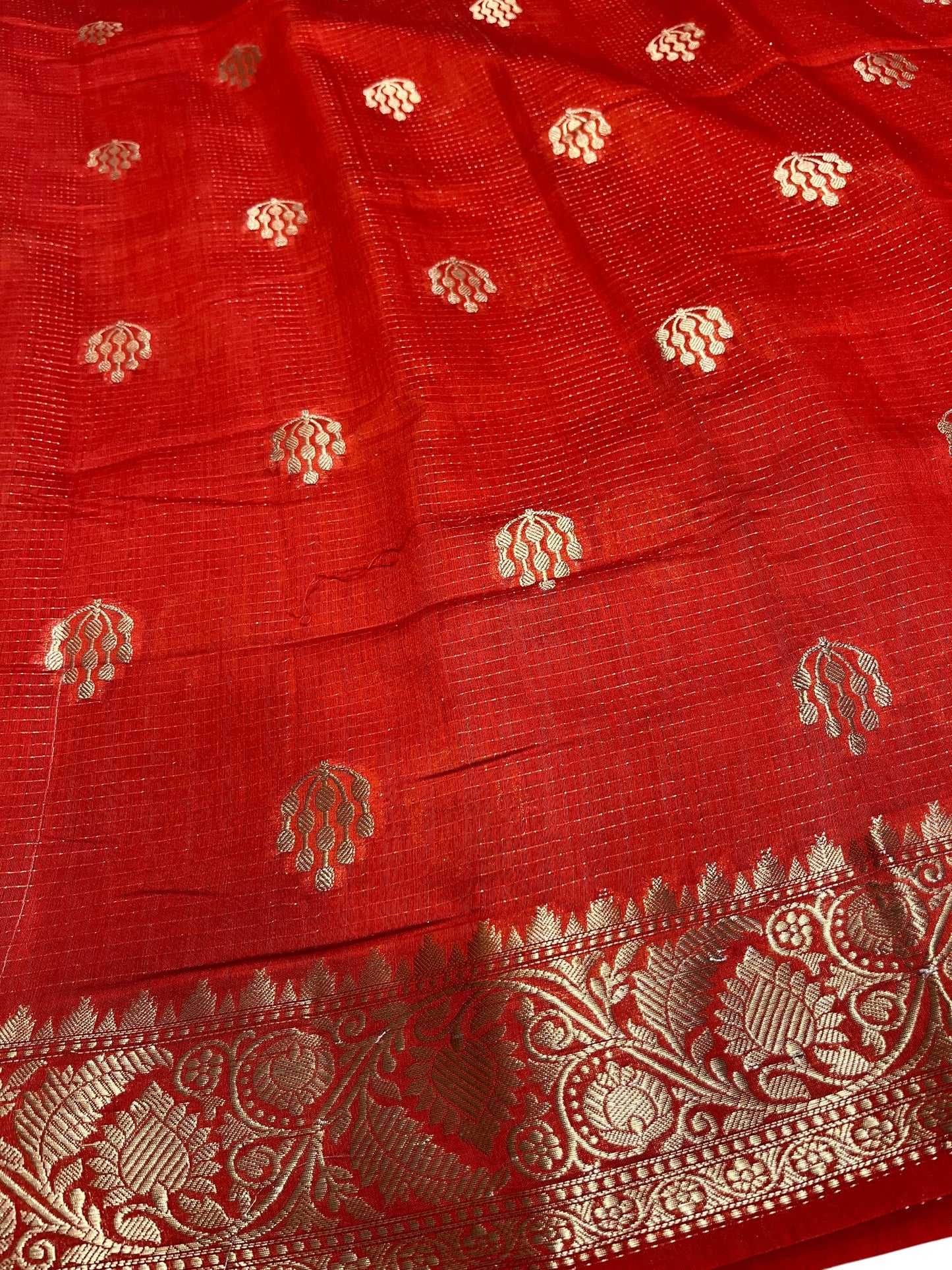 Southloom Georgete Banarasi Silk Saree with Woven Work on Body and Borders