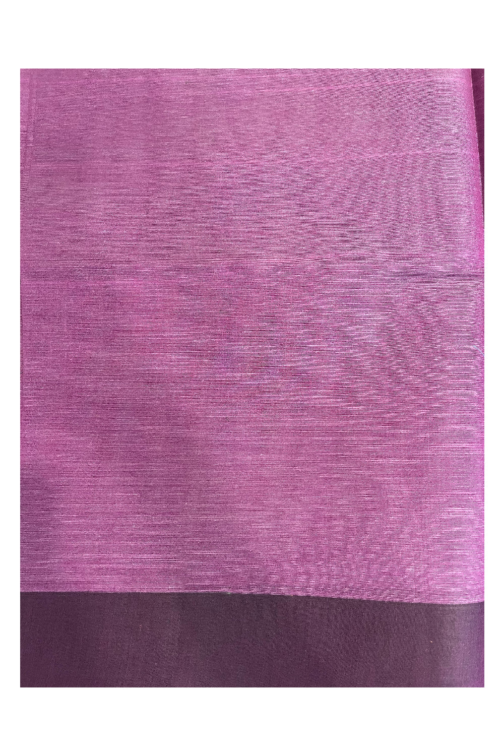 Southloom Kerala Cotton Saree with Floral Woven Works Across Body in Violet