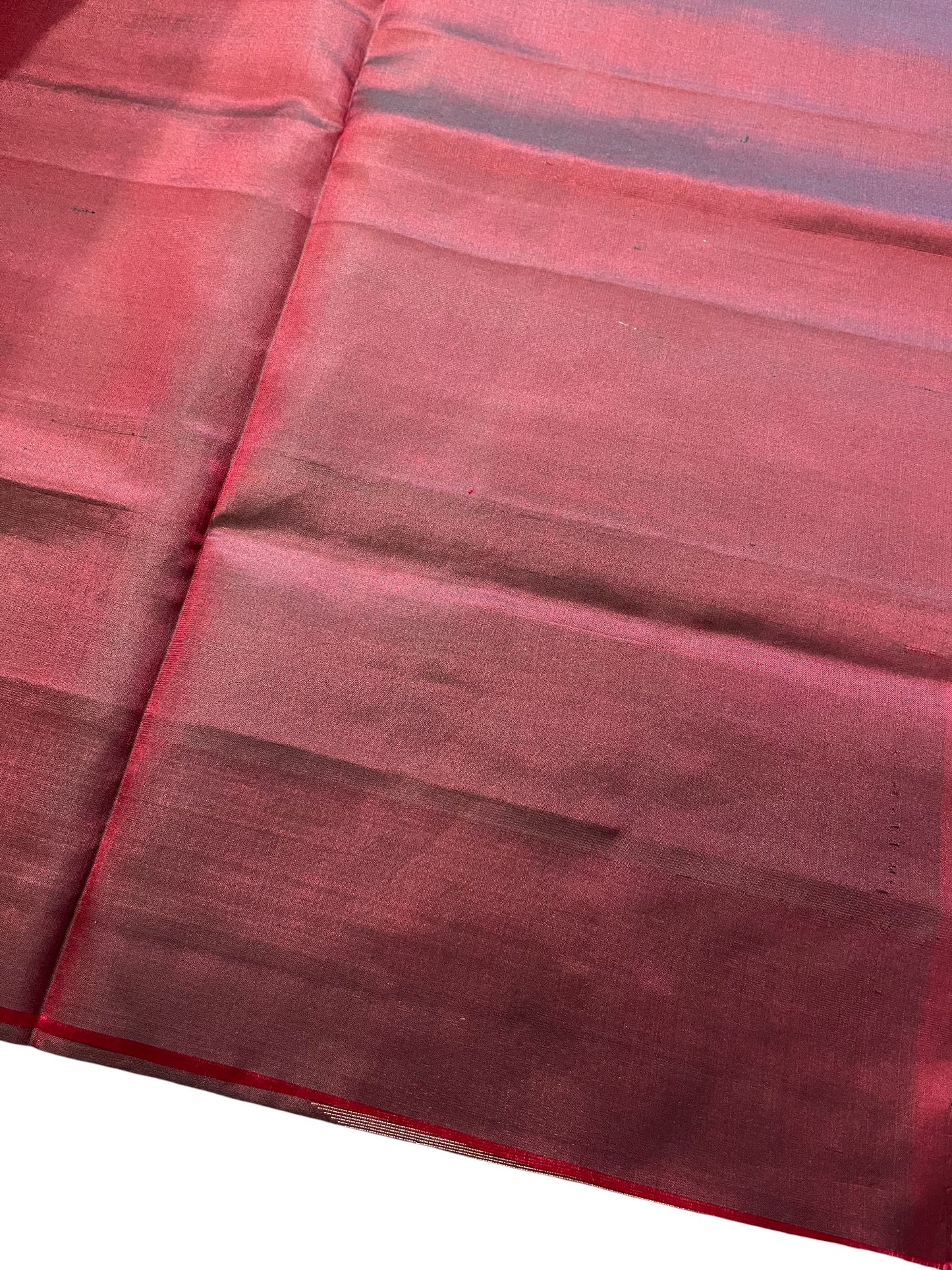 Southloom Pure Handloom Bridal Kanchipuram Silk Saree with Korvai Work (Maroon)
