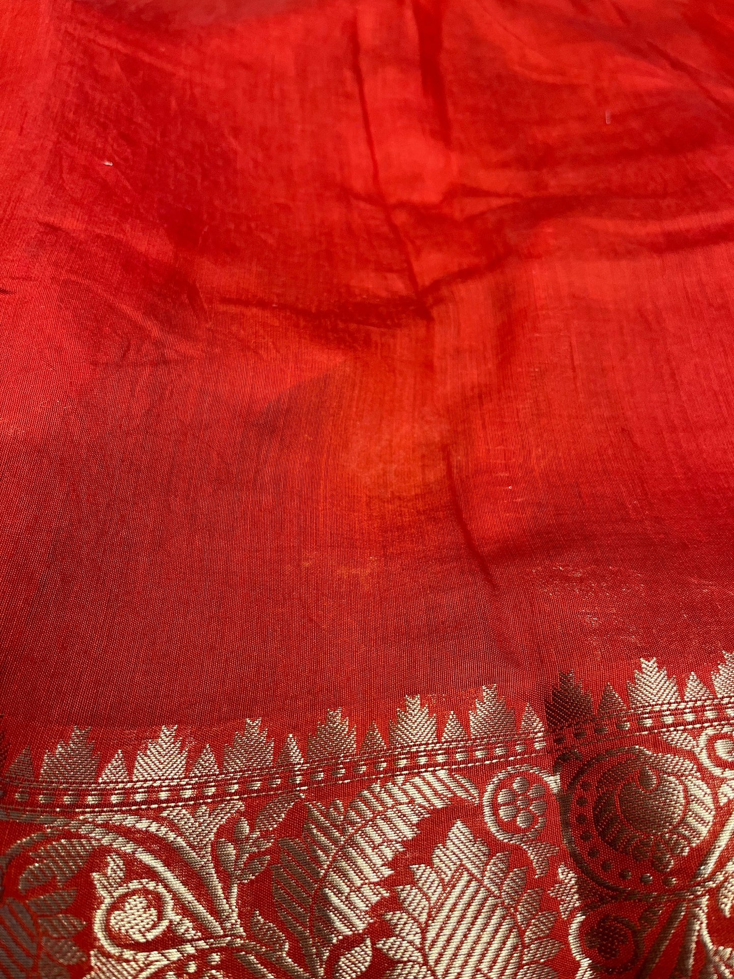 Southloom Georgete Banarasi Silk Saree with Woven Work on Body and Borders