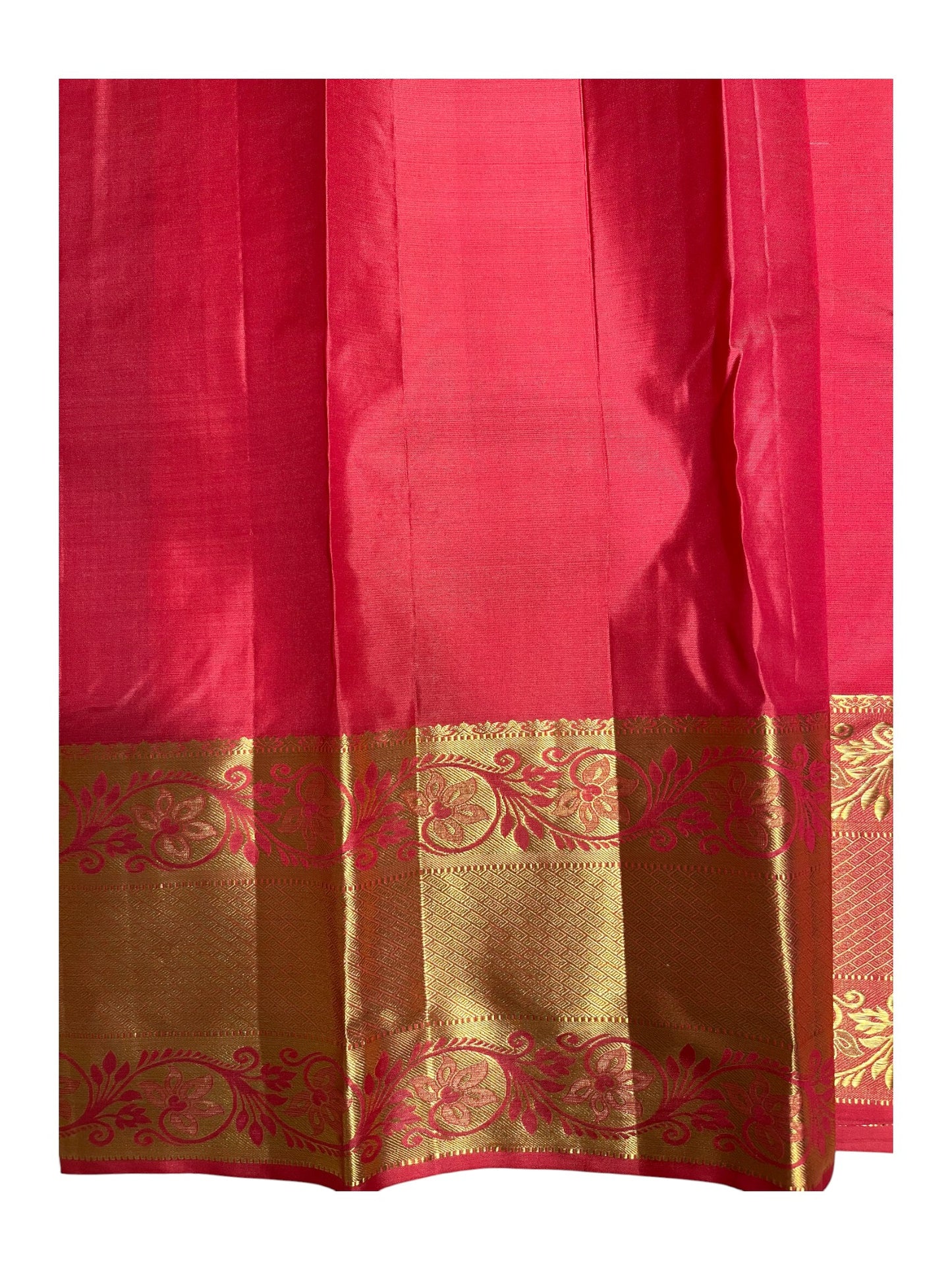 Southloom Pure Handloom Bridal Kanchipuram Silk Saree with Korvai Work