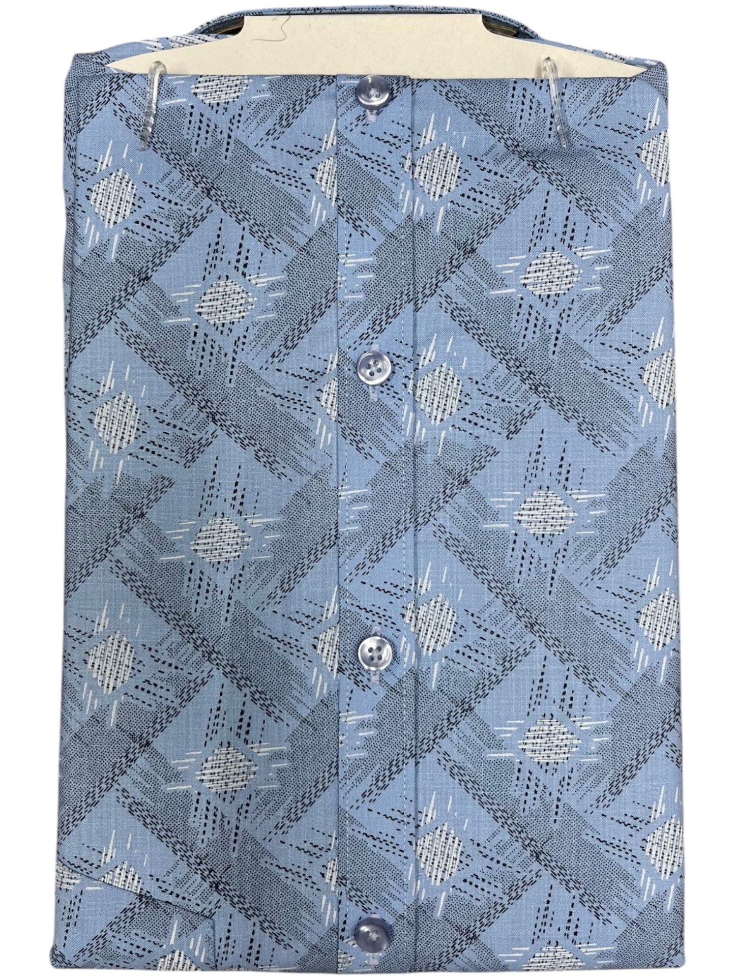 Southloom Pure Cotton Blue Printed Shirt SLSHIRT 42HS