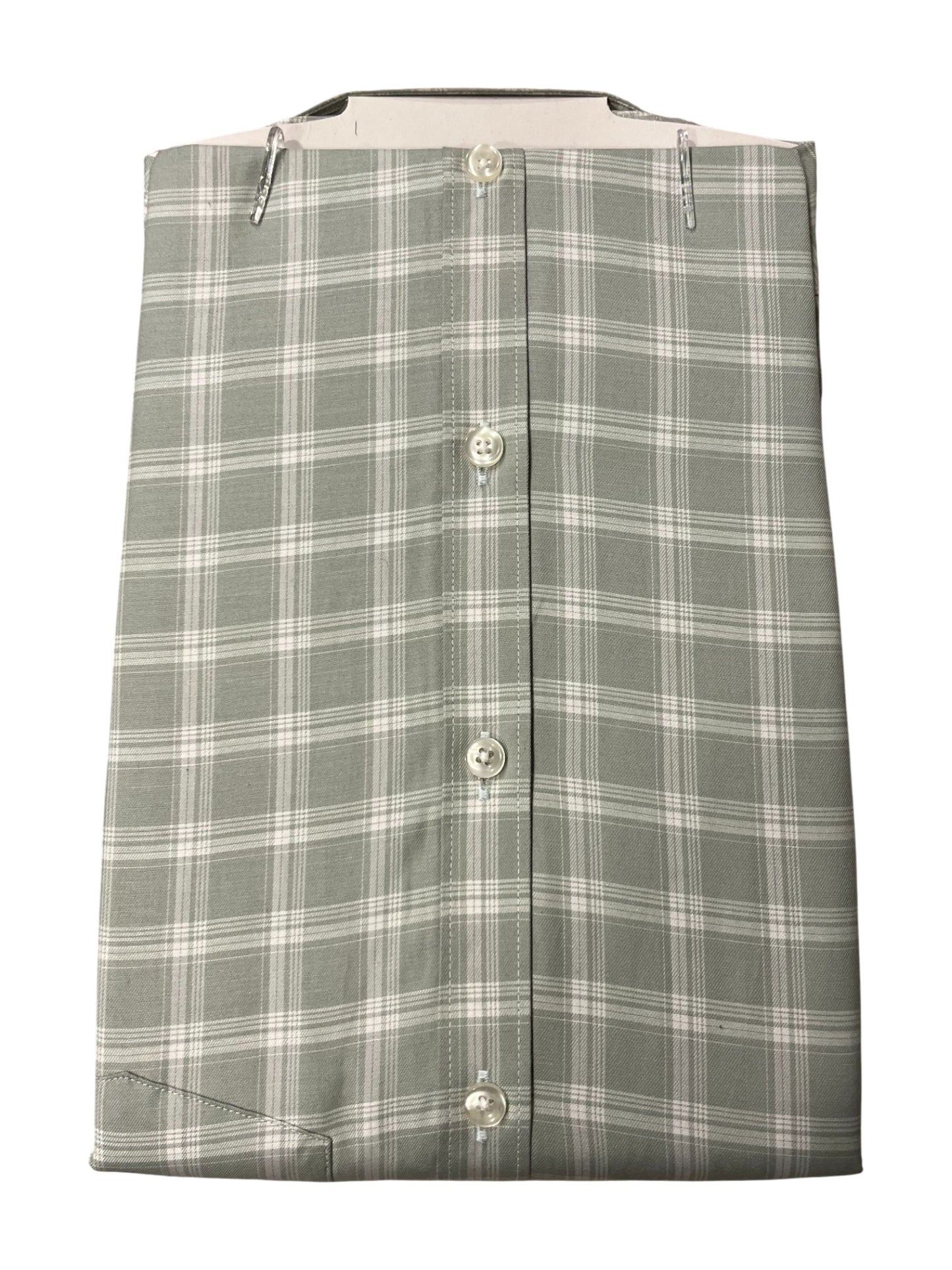 Southloom Pure Cotton Green Check Shirt SLSHIRT 40 FS