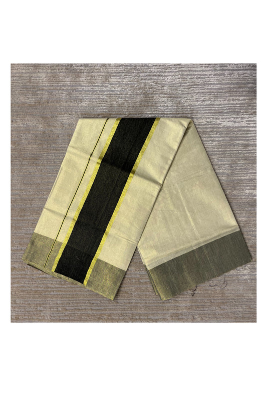 Southloom Kerala Tissue Kasavu Saree