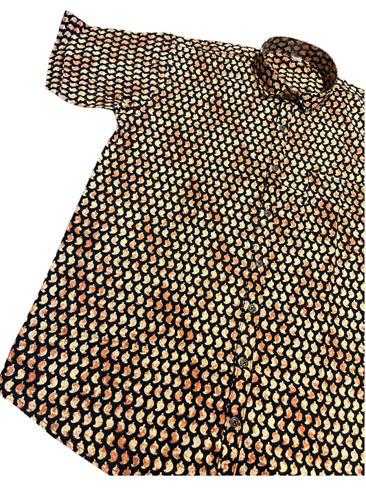 Southloom Jaipur Pure Cotton Printed Shirt For Men (XL)