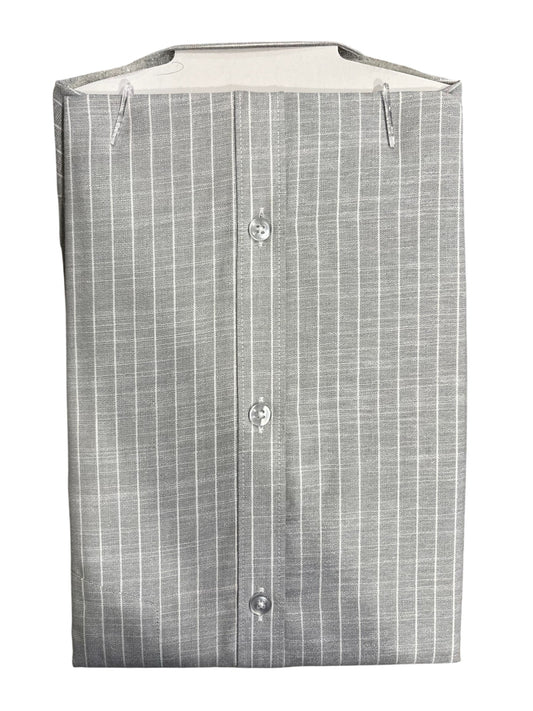 Southloom Pure Cotton Gray Lines Shirt(XL FS)