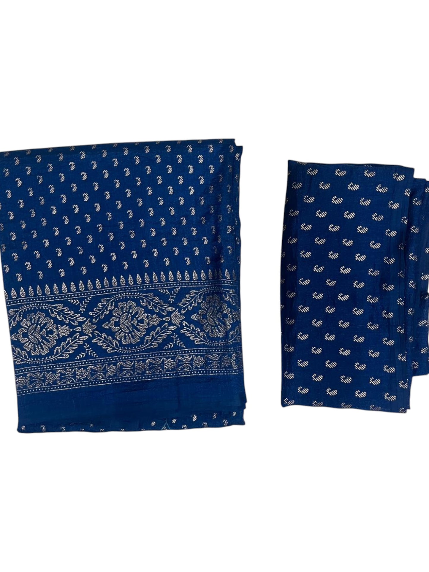 Southloom Semi UnStitched Check Dhavani Set with Pavada and Blouse Piece