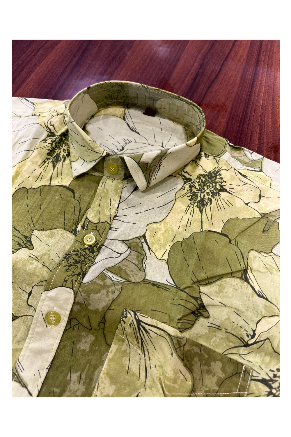 Southloom Jaipur Pure Cotton Printed Shirt For Men (Medium)