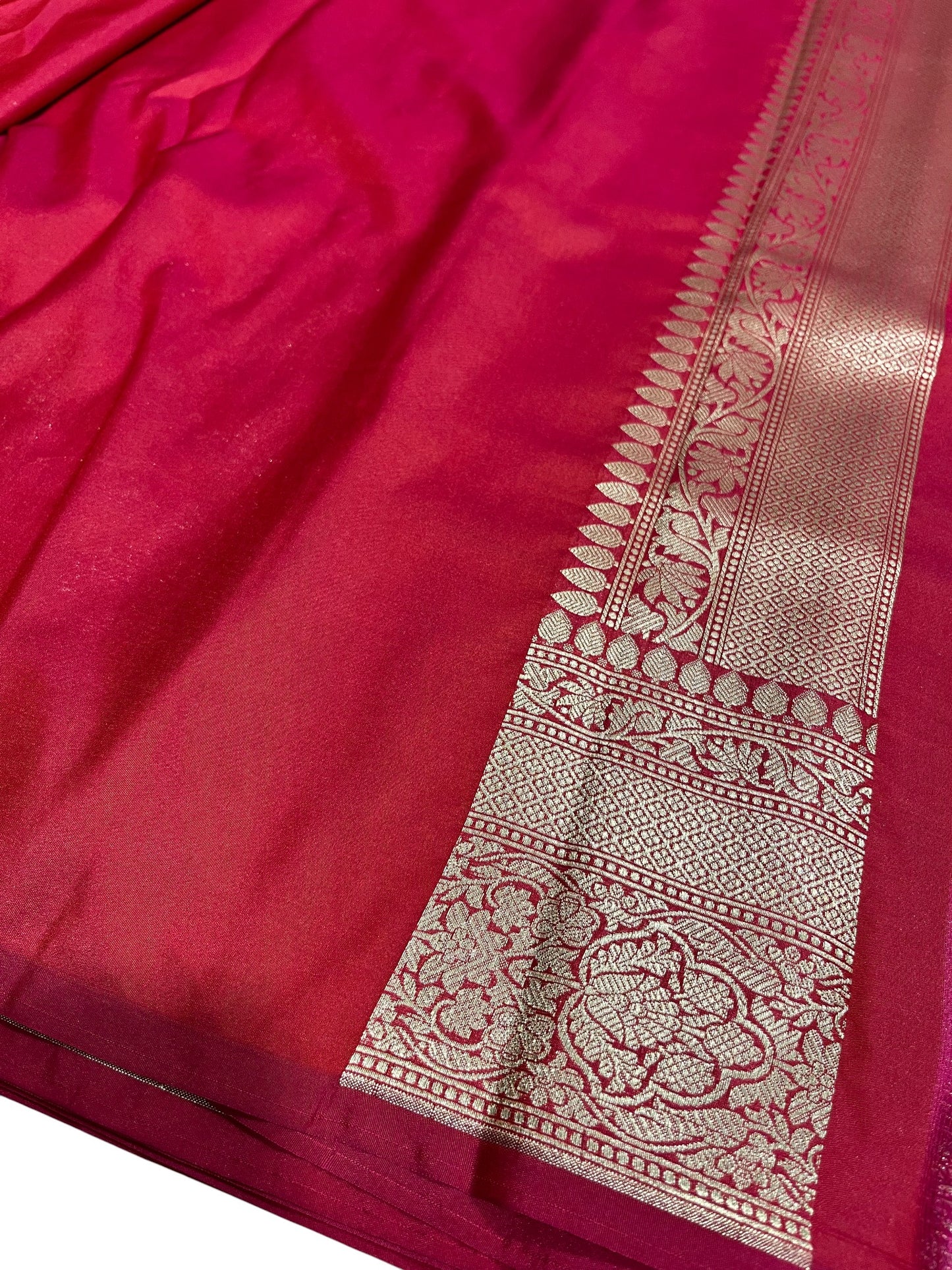 Southloom Banarasi Silk Saree with Woven Work on Body and Borders