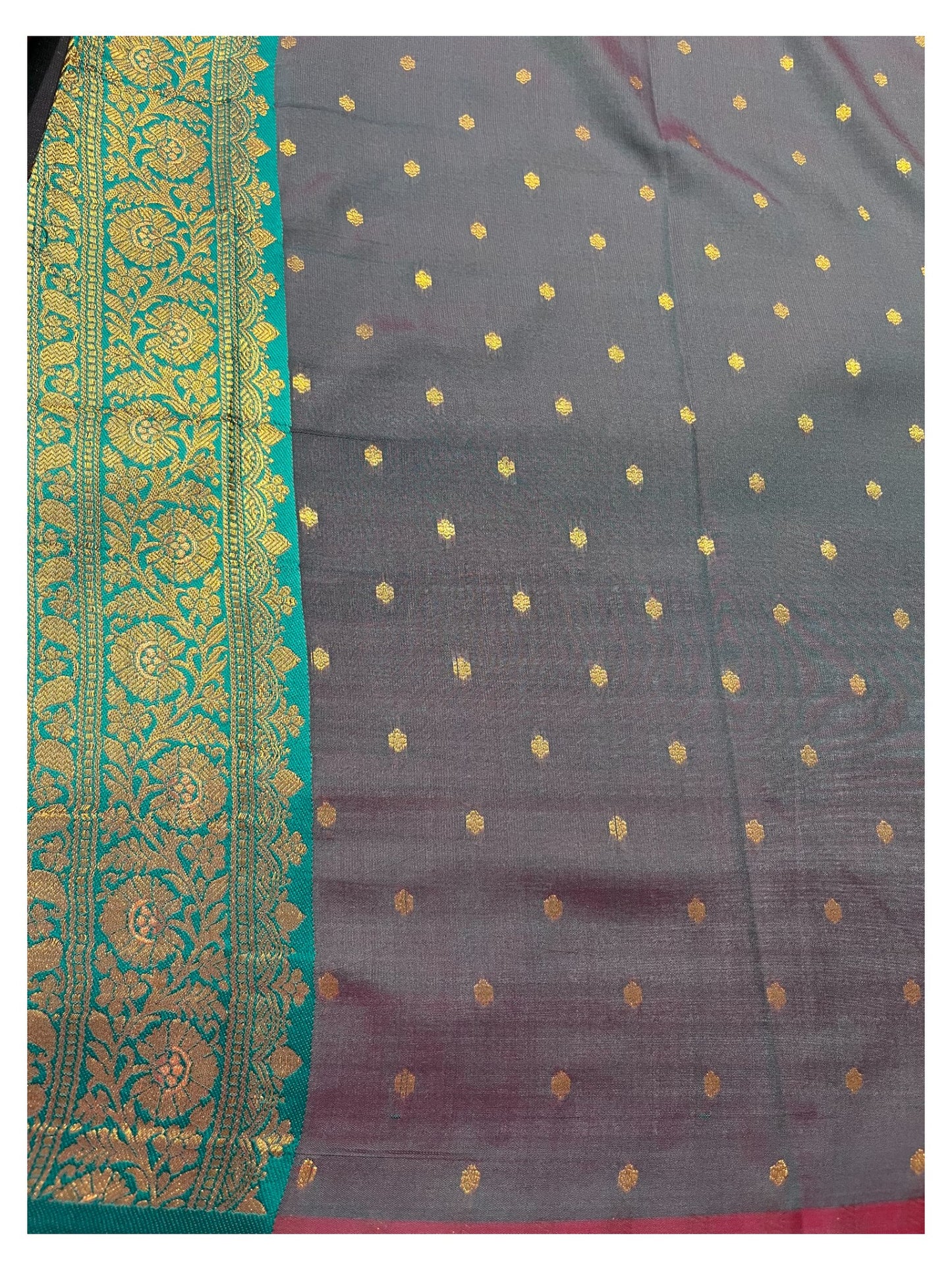 Southloom Semi Silk Saree with Woven Work on Body and Borders
