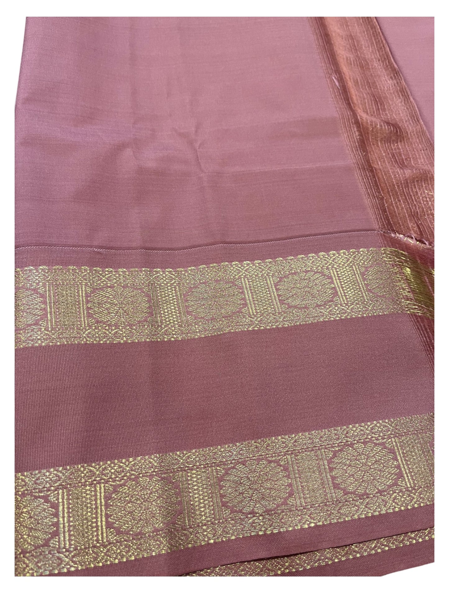 Southloom Banarasi Semi Silk Saree with Woven Work on Body (Blue)