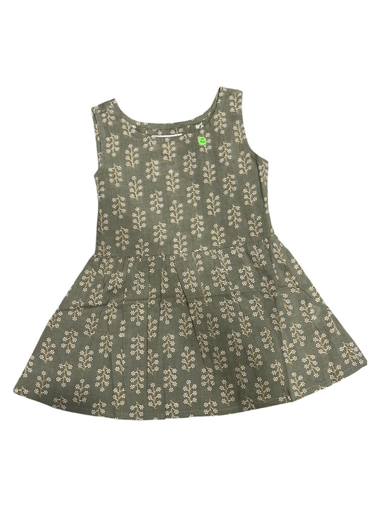 Southloom Pure Cotton Jaipur Printed Frocks for Girls (Age 1-2)